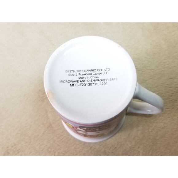 Hello Kitty Sanrio Coffee Mug Teacup 10oz Ceramic Pink 4 1/4" Year 2013 Vintage - Picture 12 of 16